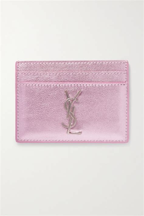 ysl cardholder pink|ysl zipped card holder.